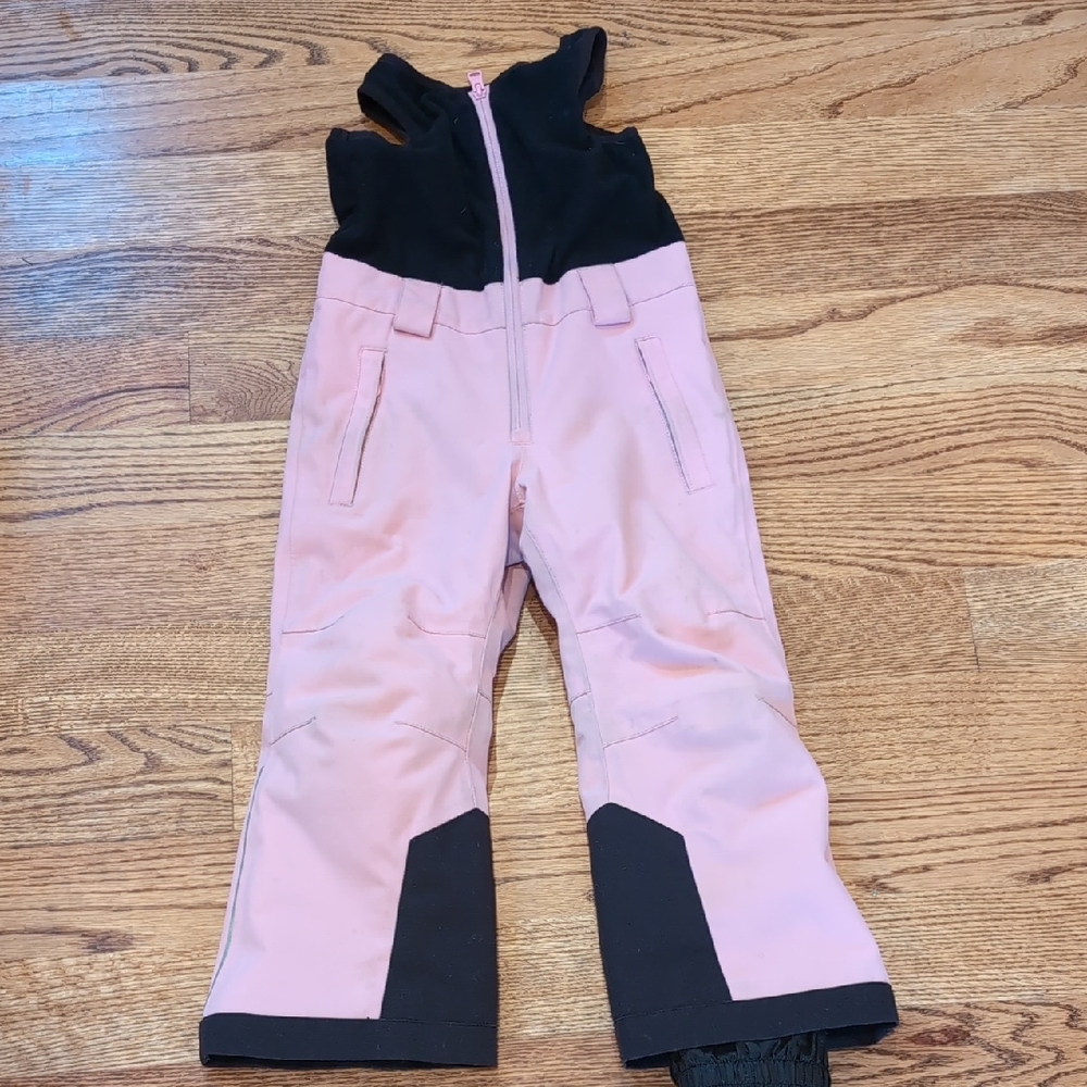 Reima 4t Pink Ski Bibs Gently Used Very Functional